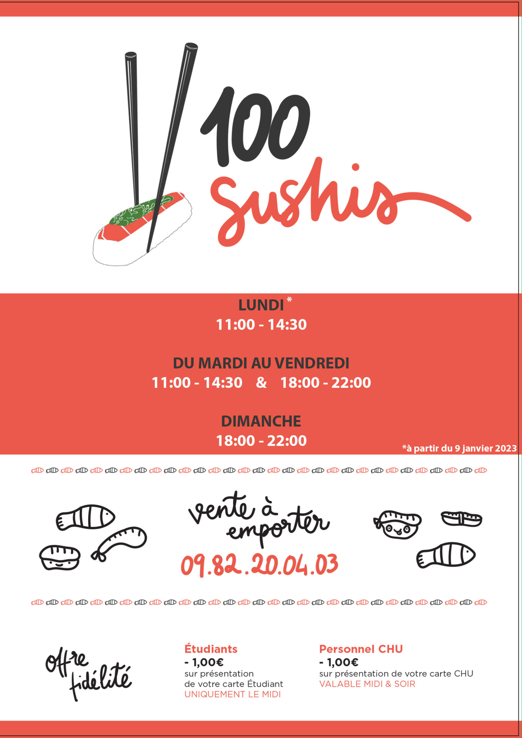 Nos entrée & boissons